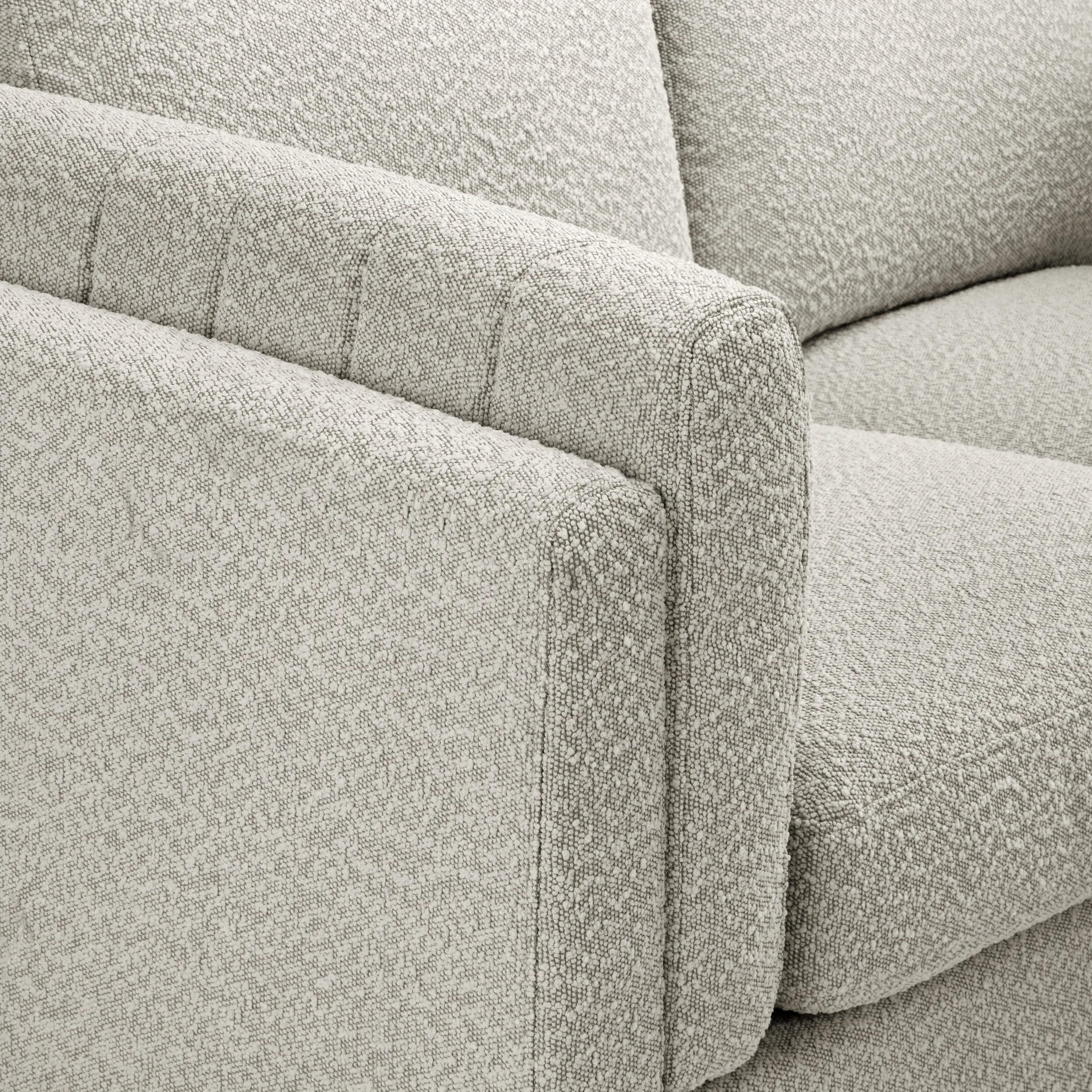 Halton 2 Seater Sofa | Speckled Stone Sustainable Boucle