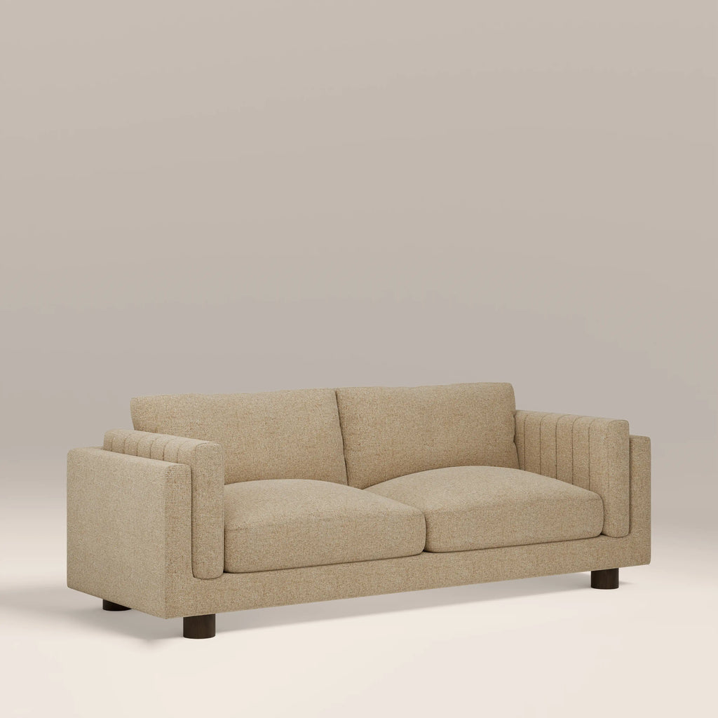 Halton 3 Seater Sofa | Speckled Latte Boucle