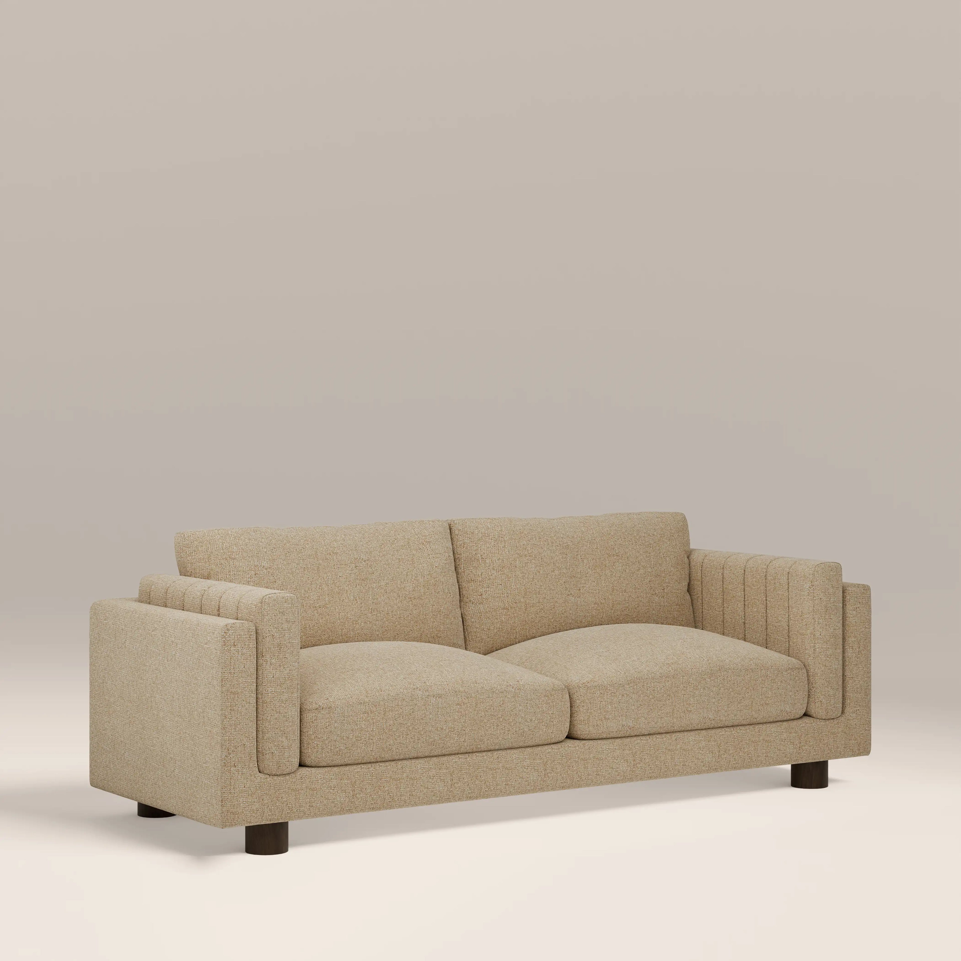 Halton 3 Seater Sofa | Speckled Latte Boucle