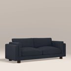 Halton 3 Seater Sofa | Dark Blue Sustainable Velvet