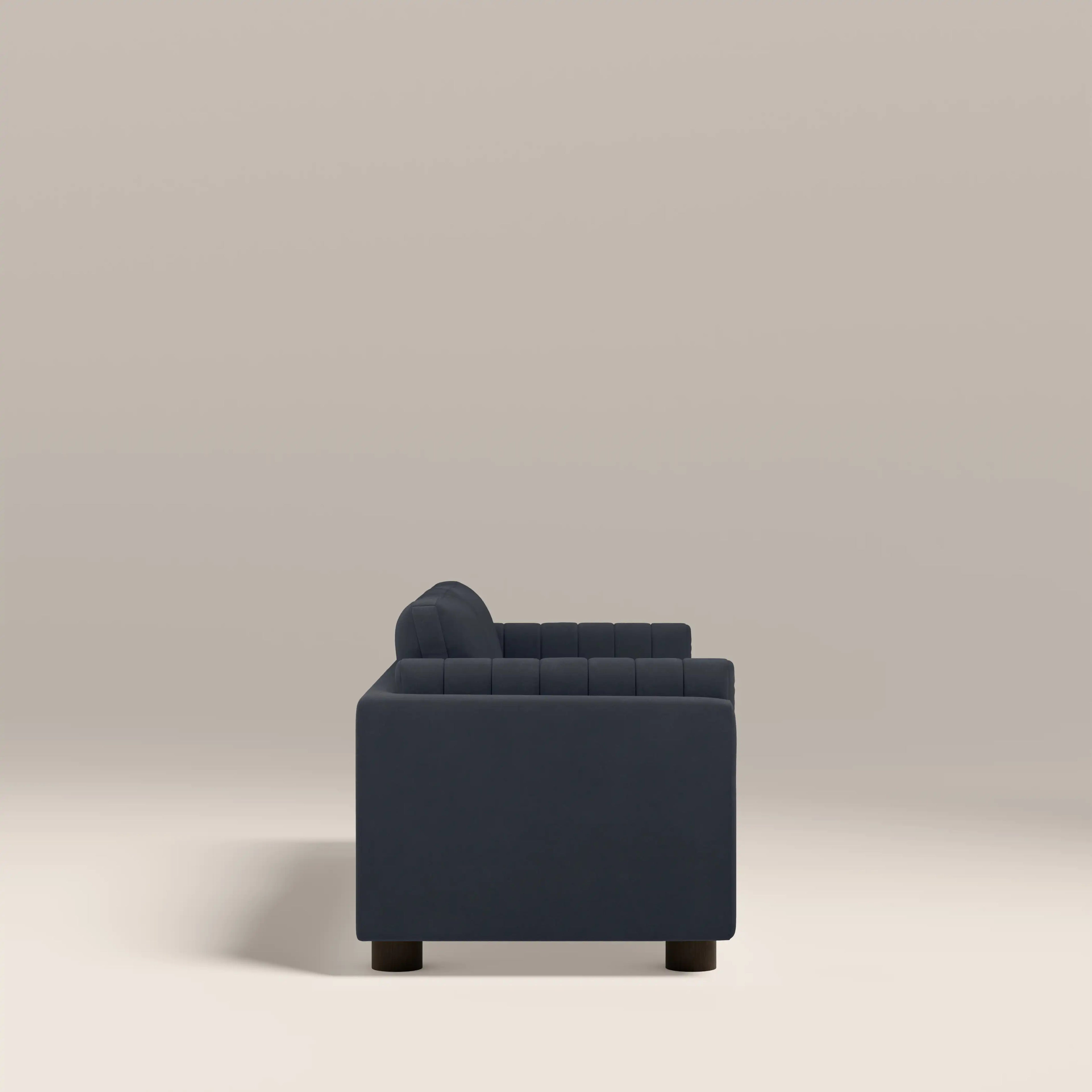 Halton 3 Seater Sofa | Dark Blue Sustainable Velvet