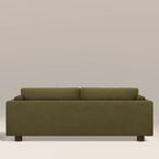 Halton 3 Seater Sofa | Moss Green Sustainable Mohair Velvet
