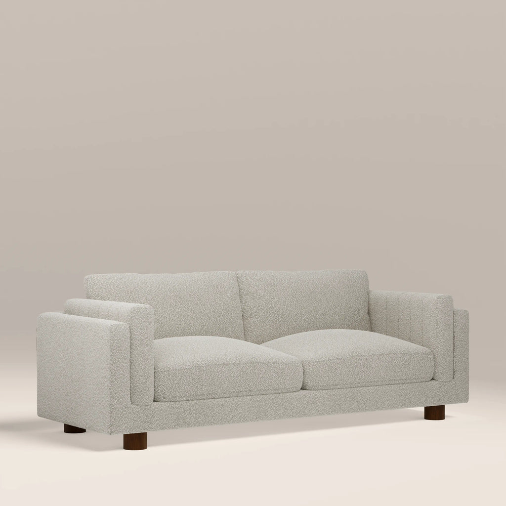 Halton 3 Seater Sofa | Speckled Stone Sustainable Boucle