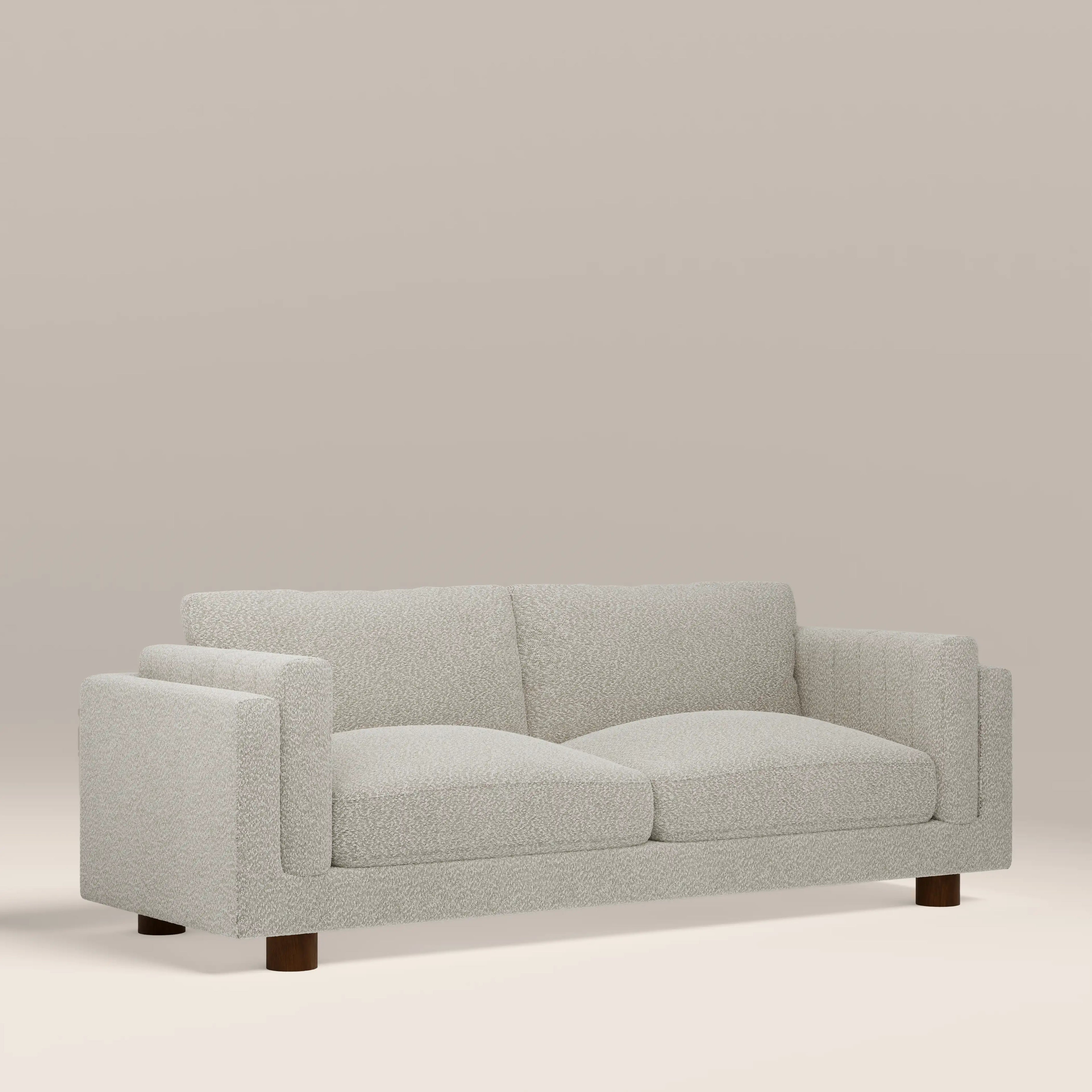 Halton 3 Seater Sofa | Speckled Stone Sustainable Boucle