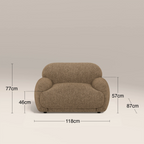 Cloud Armchair | Speckled Cappuccino Boucle