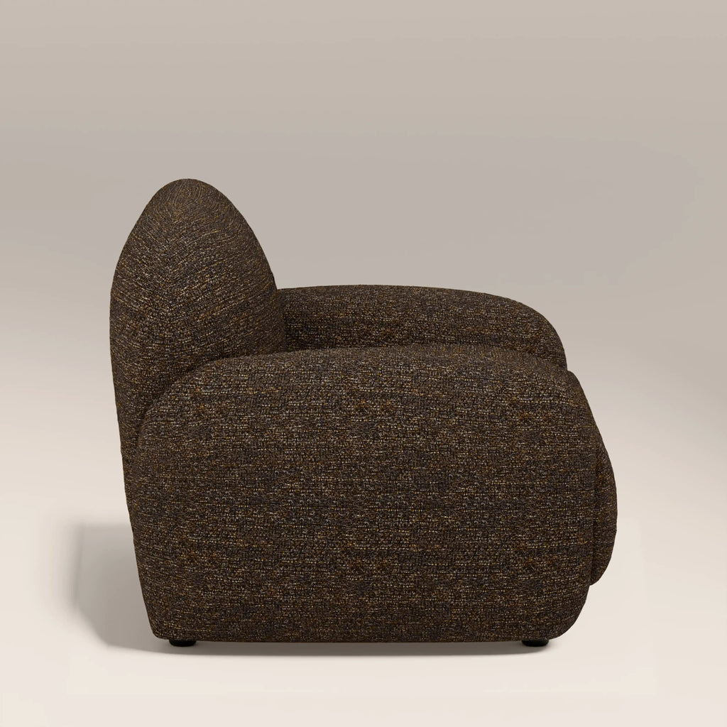 Cloud Armchair | Speckled Espresso Boucle