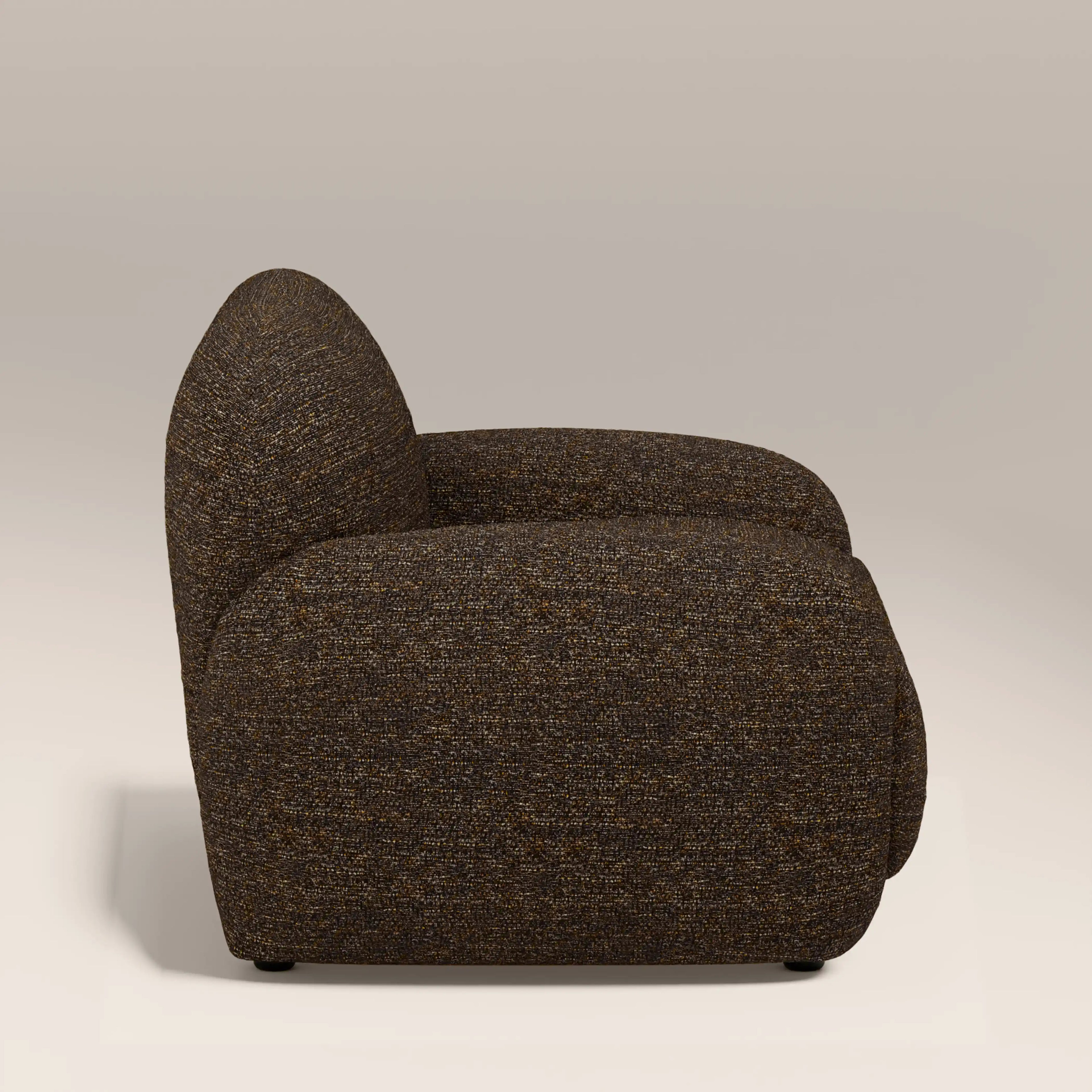 Cloud Armchair | Speckled Espresso Boucle