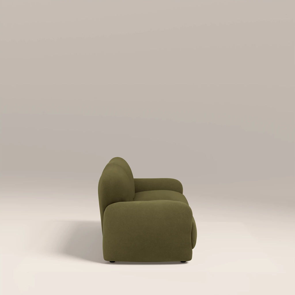 Cloud 2 Seater Sofa | Moss Green Sustainable Mohair Velvet