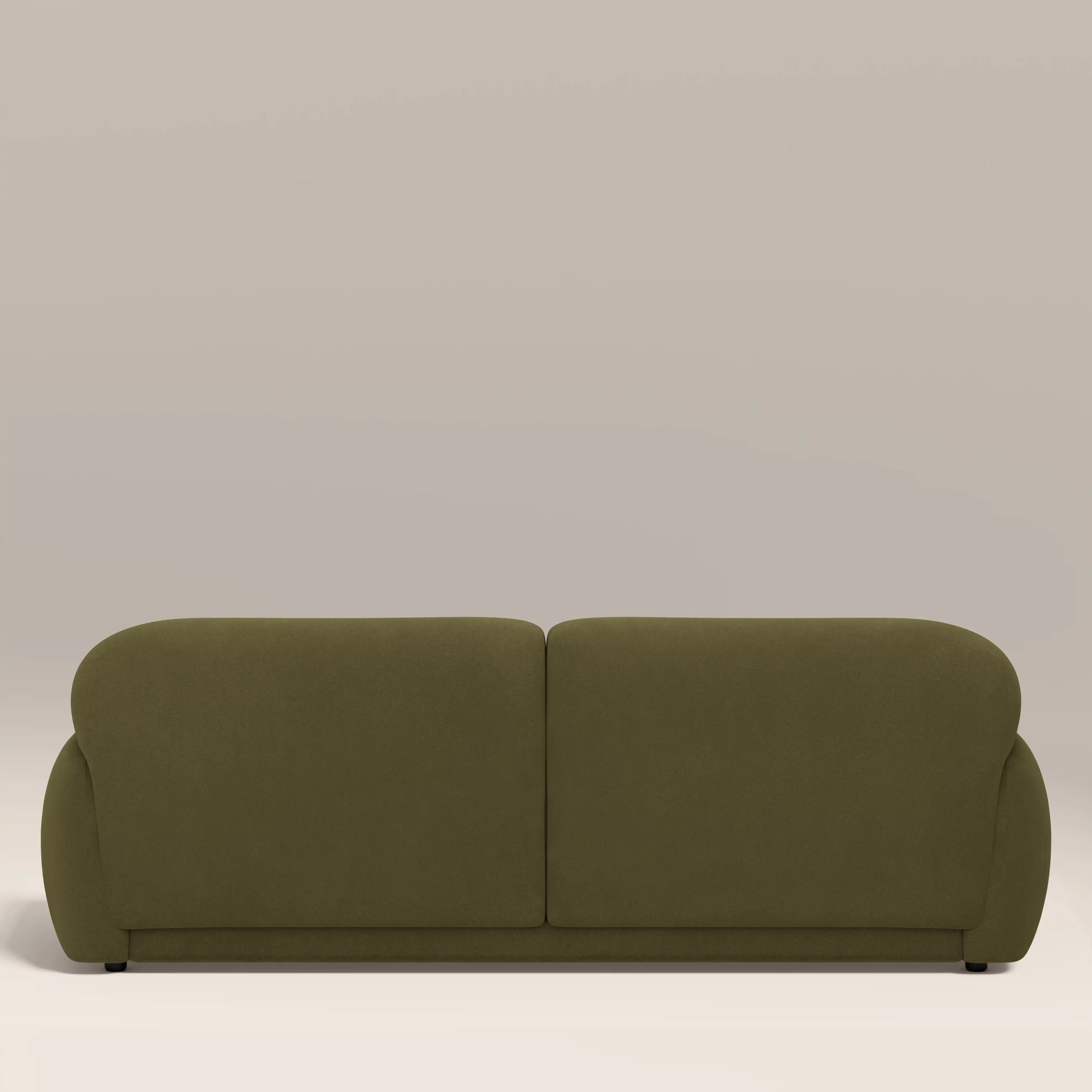 Cloud 3 Seater Sofa | Moss Green Sustainable Mohair Velvet