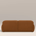 Cloud 3 Seater Sofa | Caramel Brown Sustainable Mohair Velvet