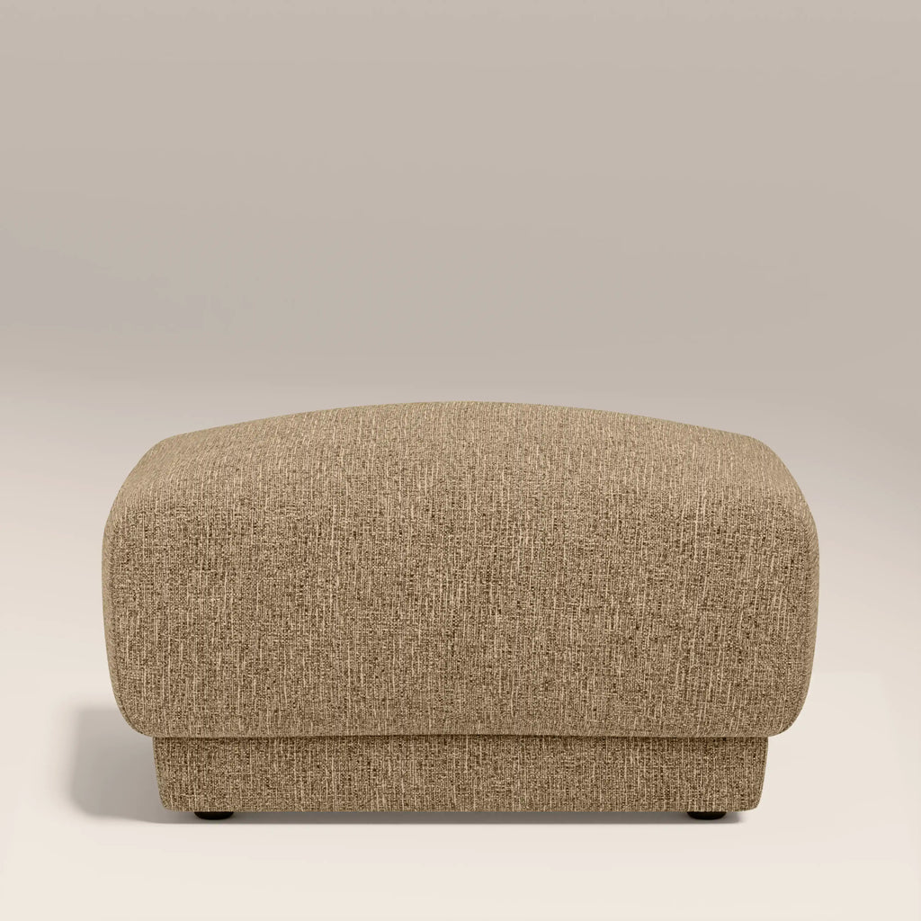 Cloud Footstool | Speckled Cappuccino Boucle