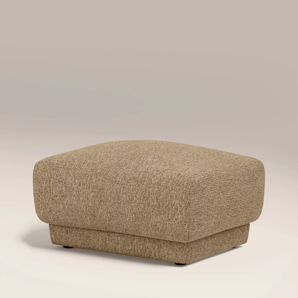 Cloud Footstool | Speckled Cappuccino Boucle