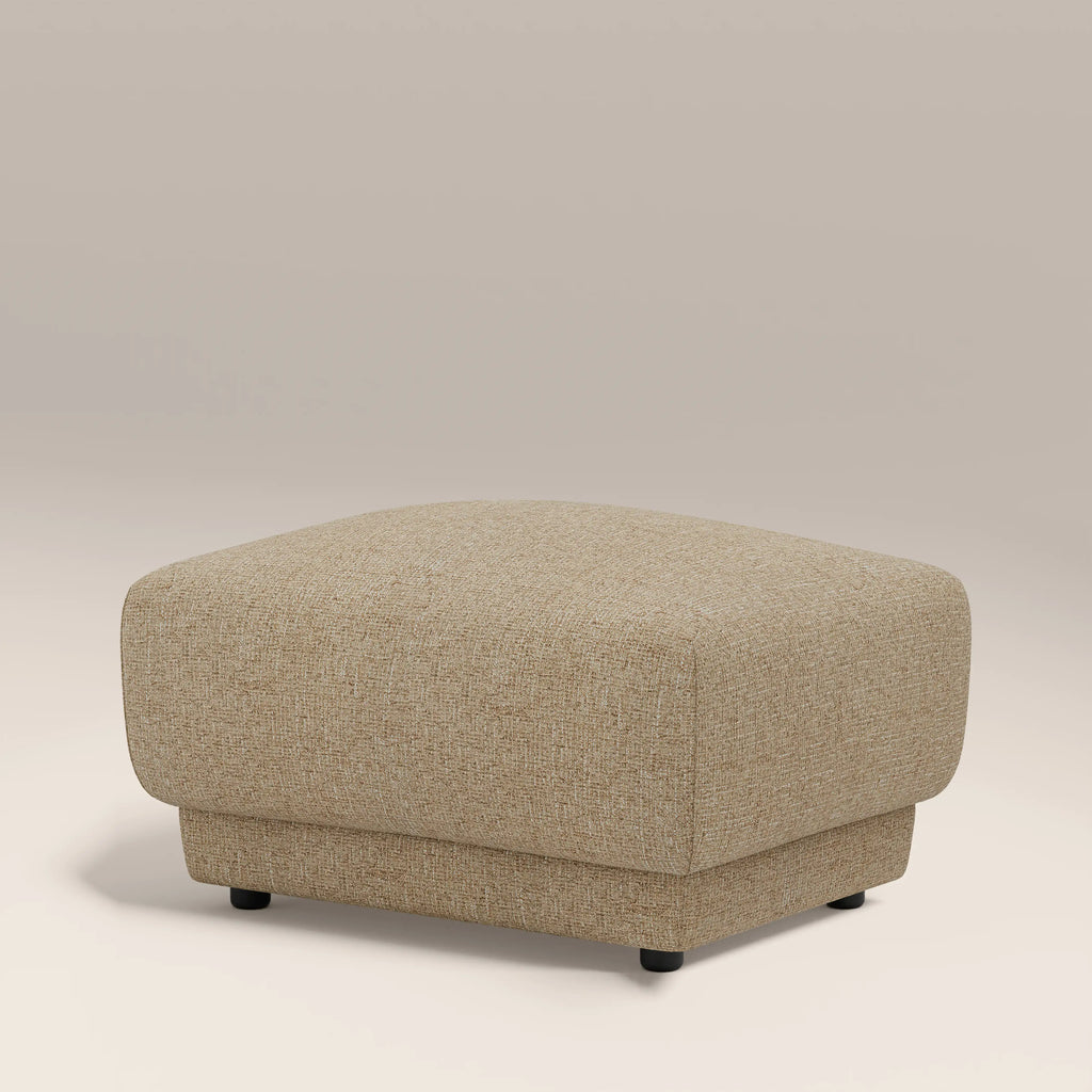 Cloud Footstool | Speckled Latte Boucle
