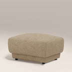 Cloud Footstool | Speckled Latte Boucle