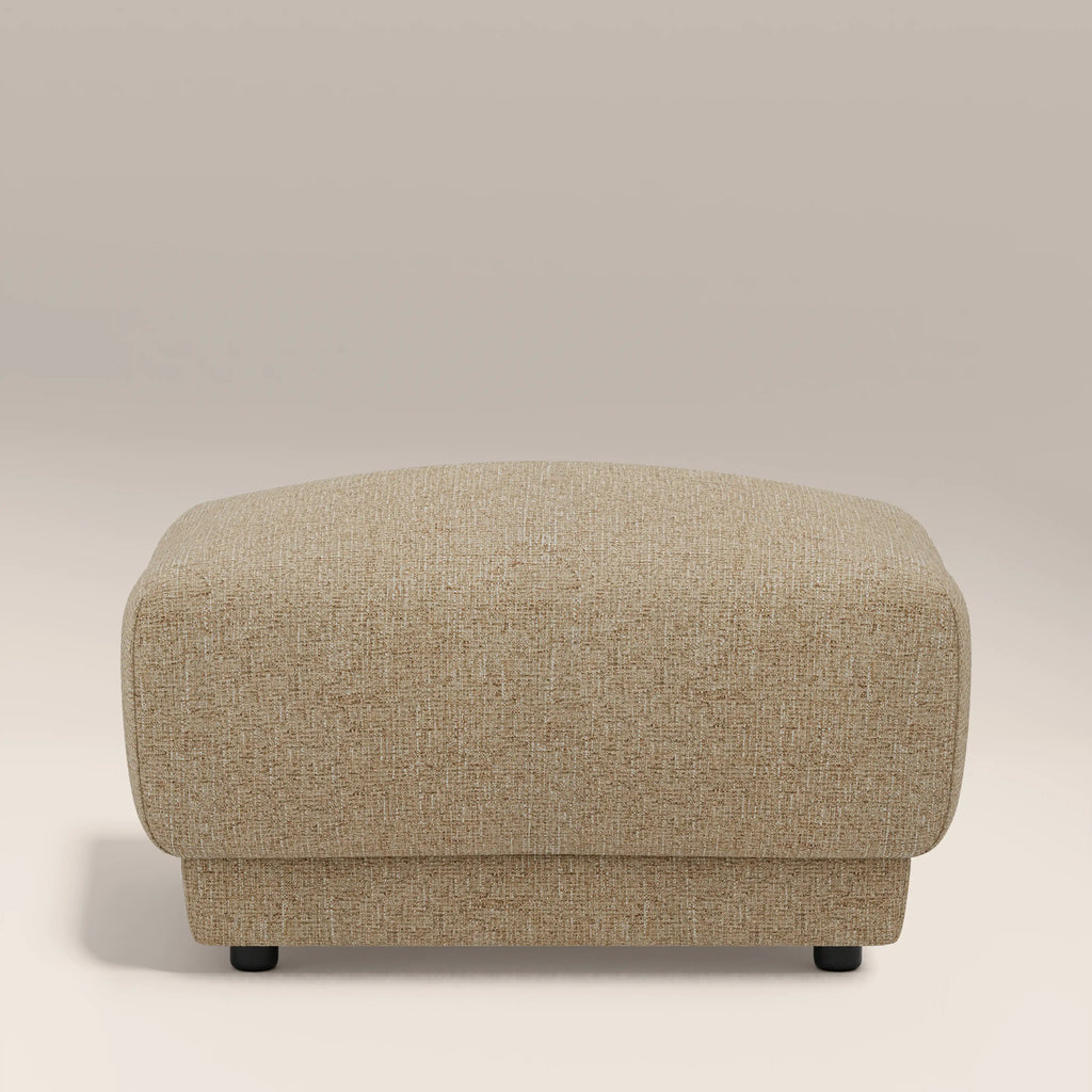 Cloud Footstool | Speckled Latte Boucle