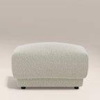 Cloud Footstool | Speckled Stone Sustainable Boucle