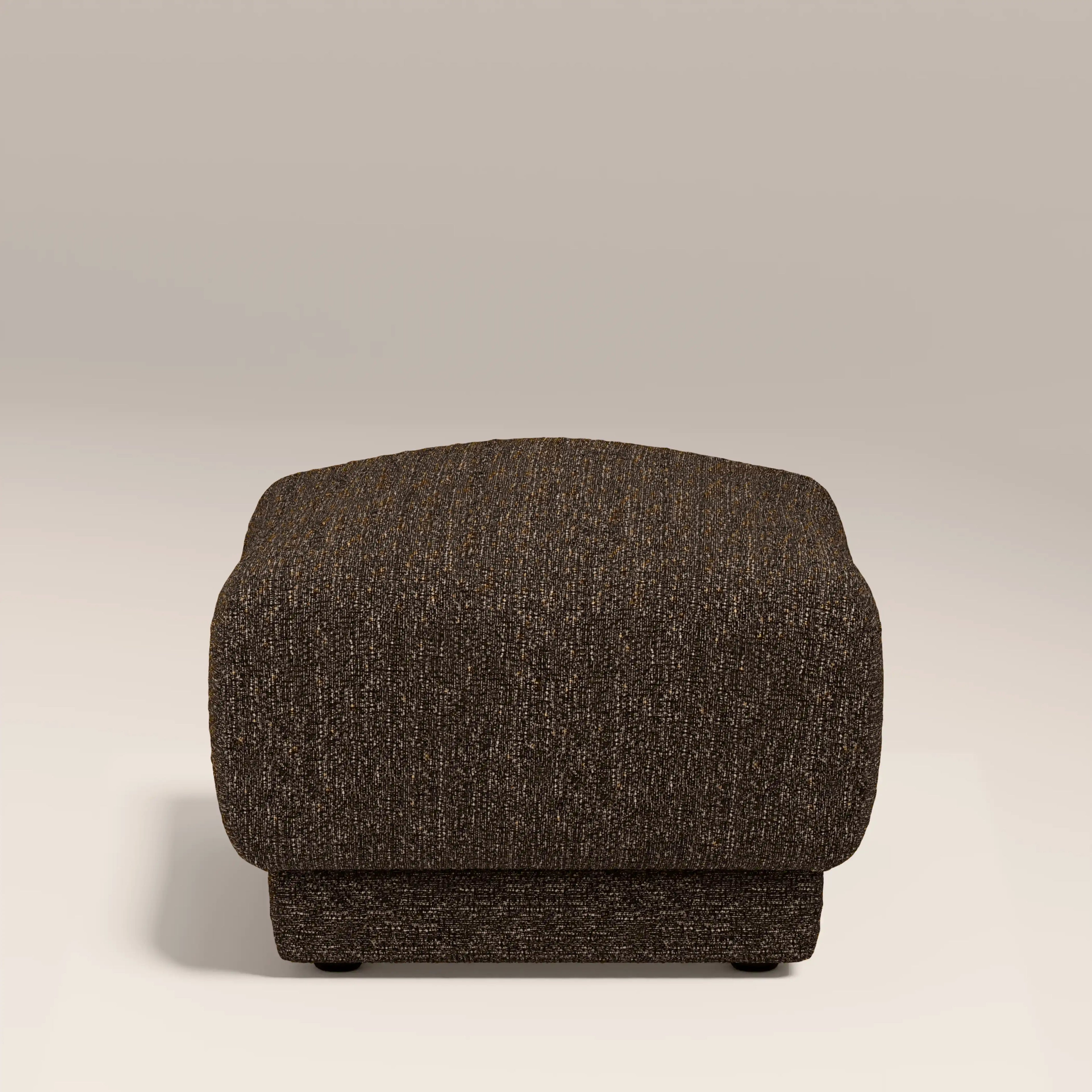 Cloud Footstool | Speckled Espresso Boucle