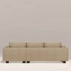 Halton Right Hand Chaise Sofa | Speckled Latte Boucle