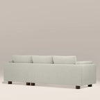 Halton Right Hand Chaise Sofa | Speckled Stone Sustainable Boucle