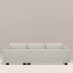 Halton Right Hand Chaise Sofa | Speckled Stone Sustainable Boucle