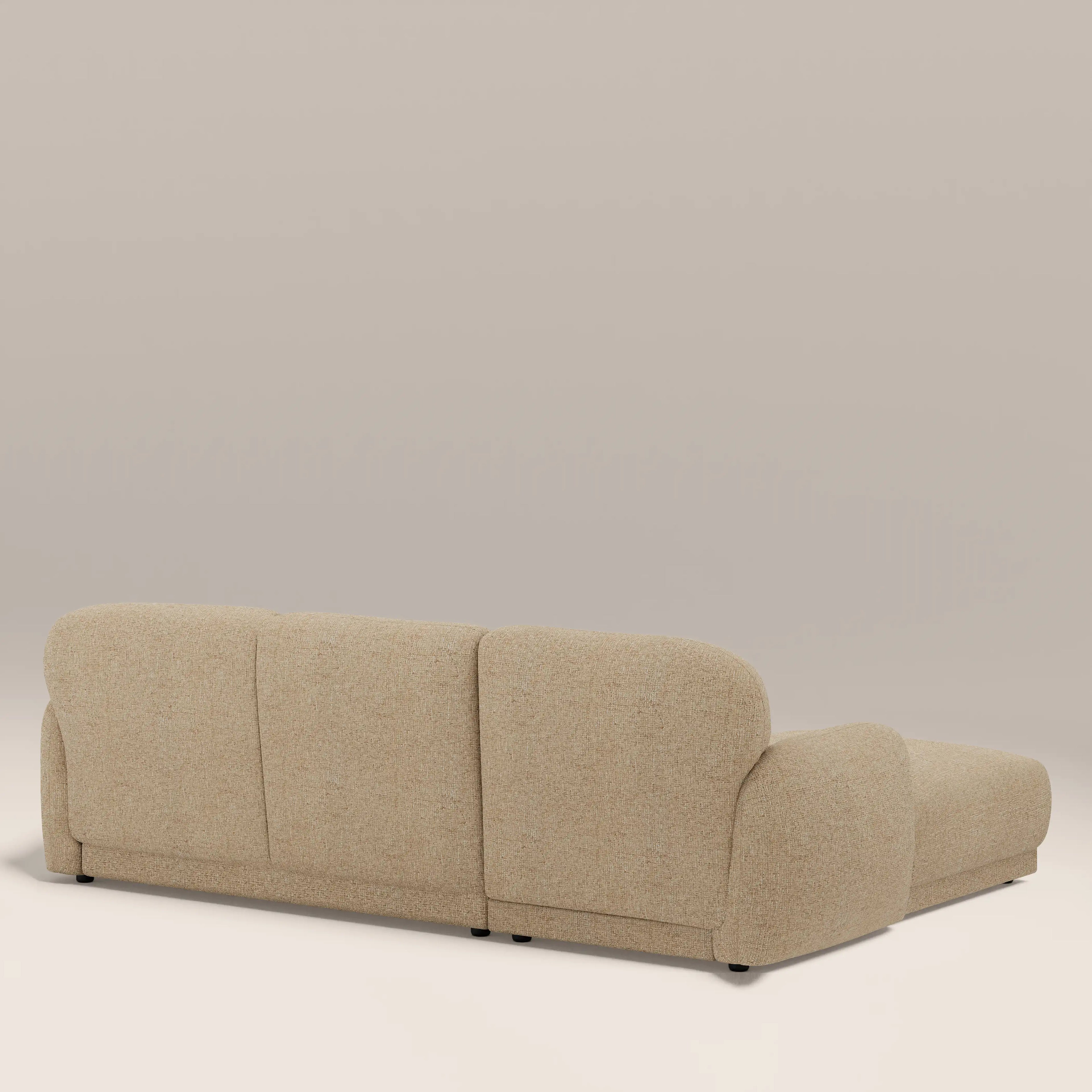 Cloud Left Hand Chaise Sofa | Speckled Latte Boucle