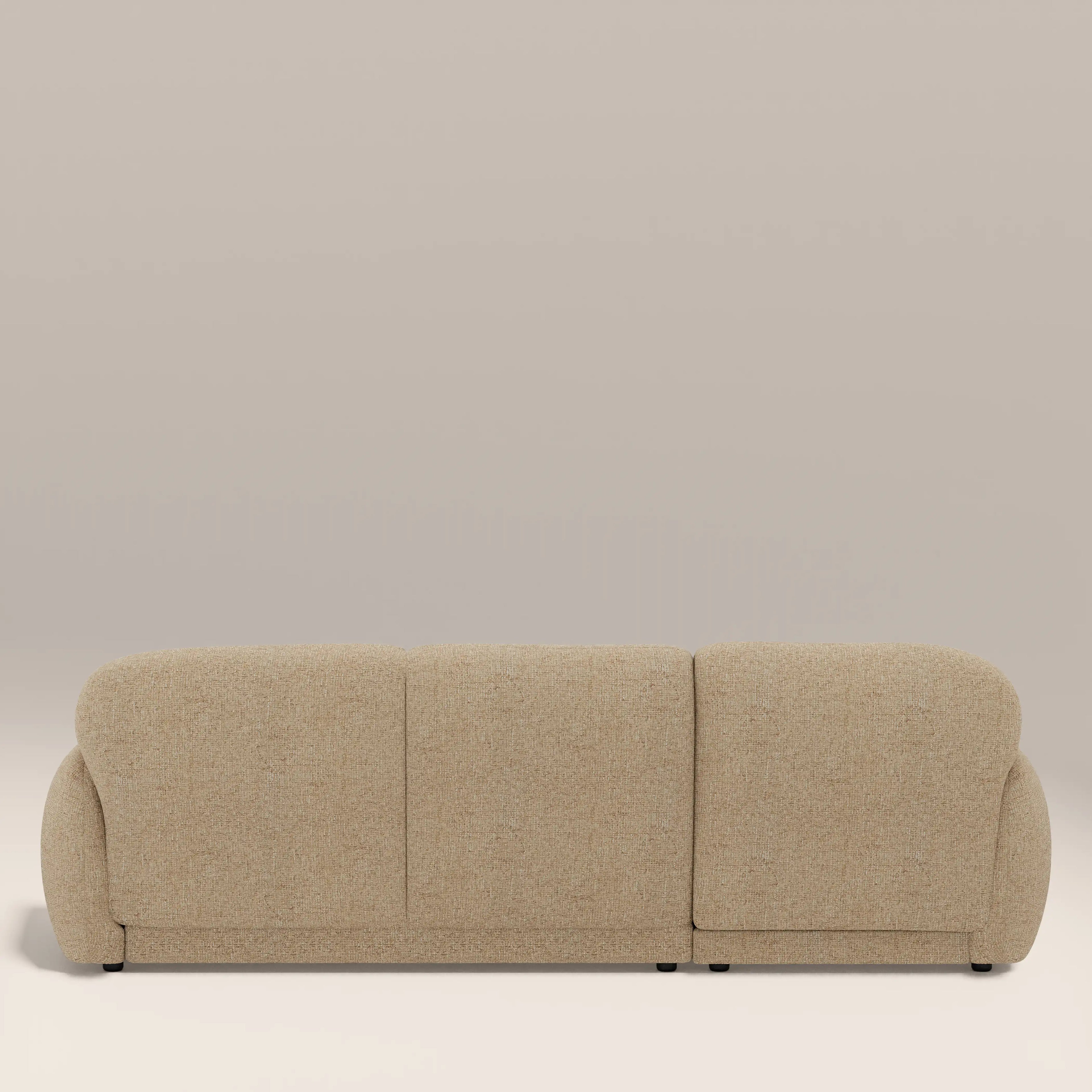 Cloud Left Hand Chaise Sofa | Speckled Latte Boucle