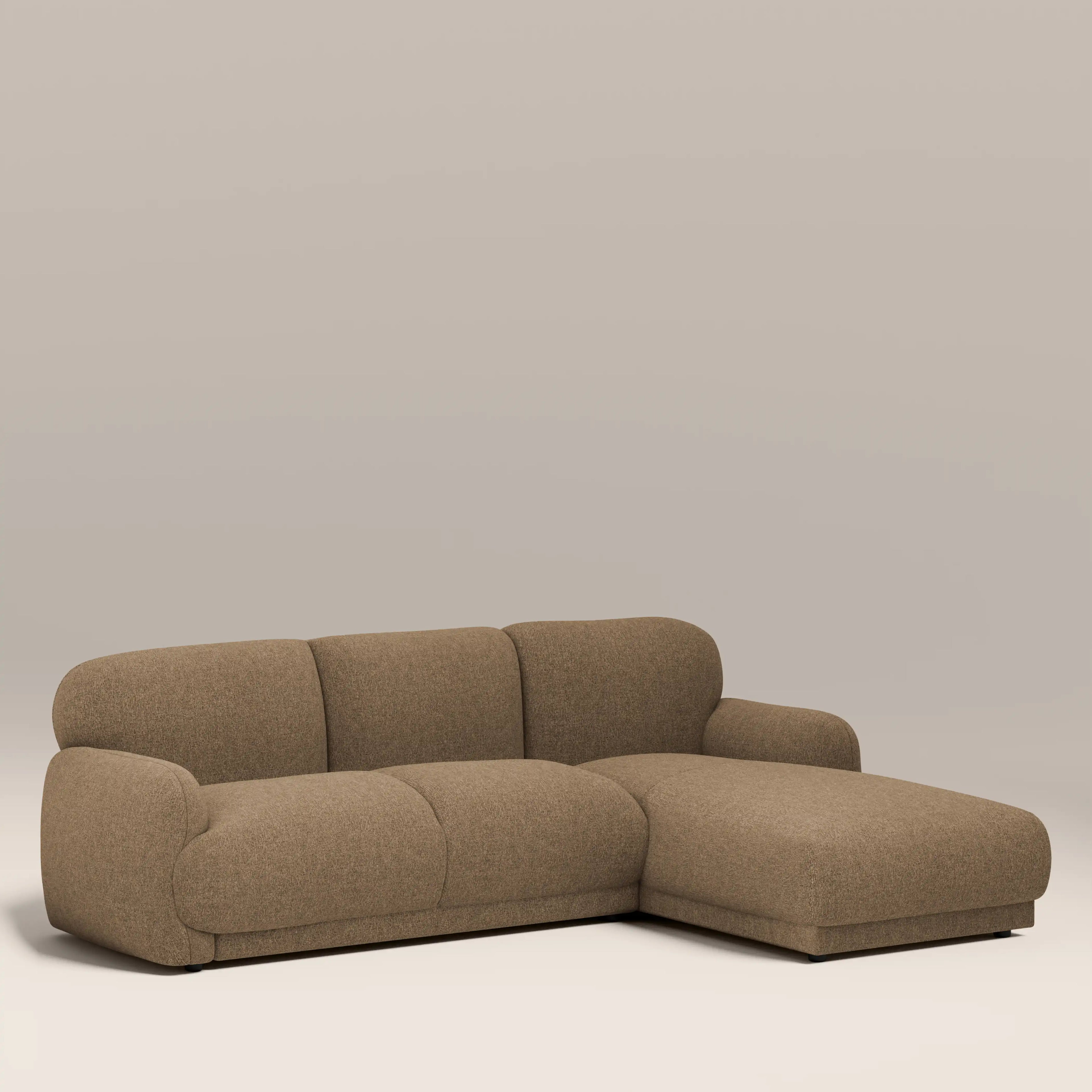 Cloud Right Hand Chaise Sofa | Speckled Cappuccino Boucle