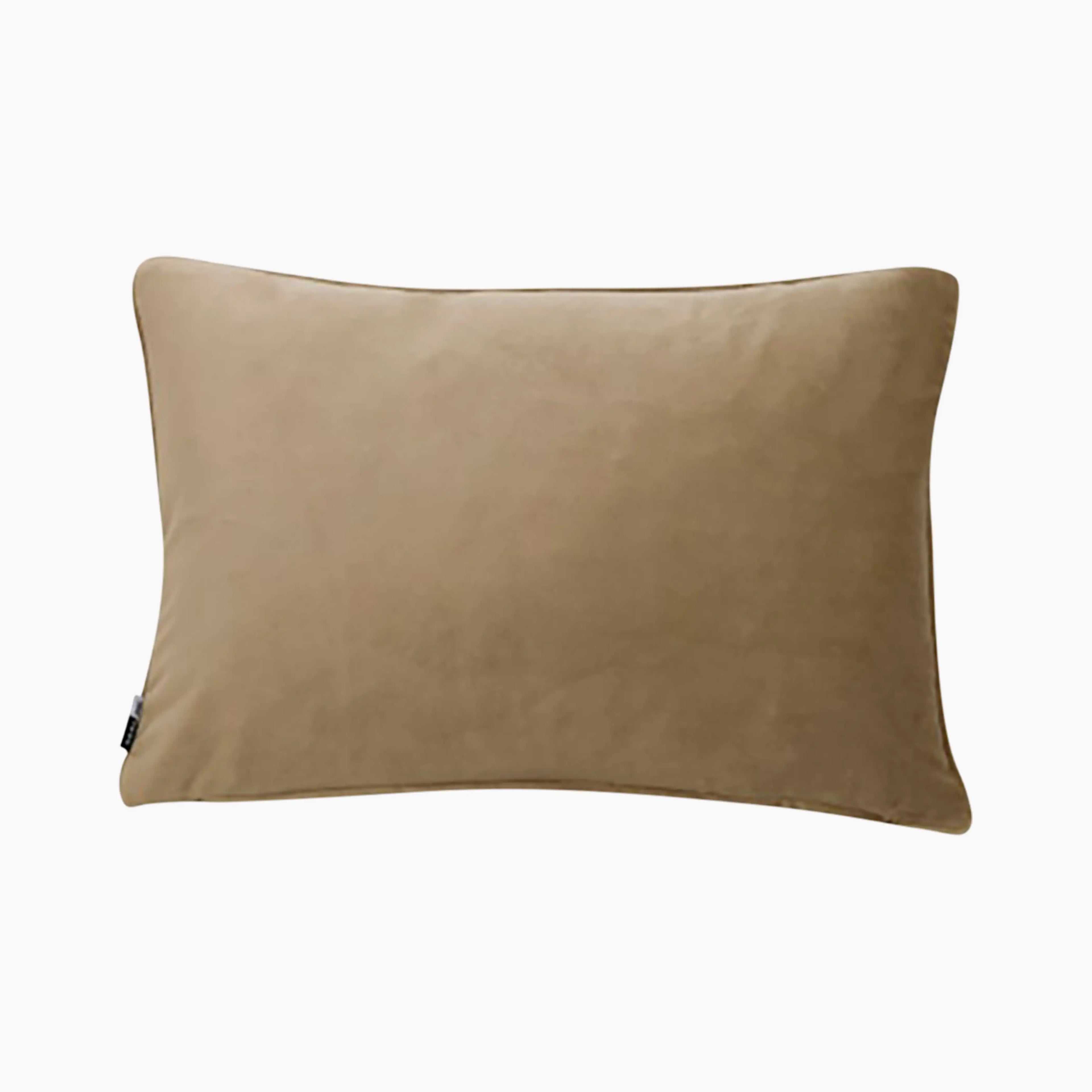 Delaney Rectangle Velvet Cushion | Dark Taupe