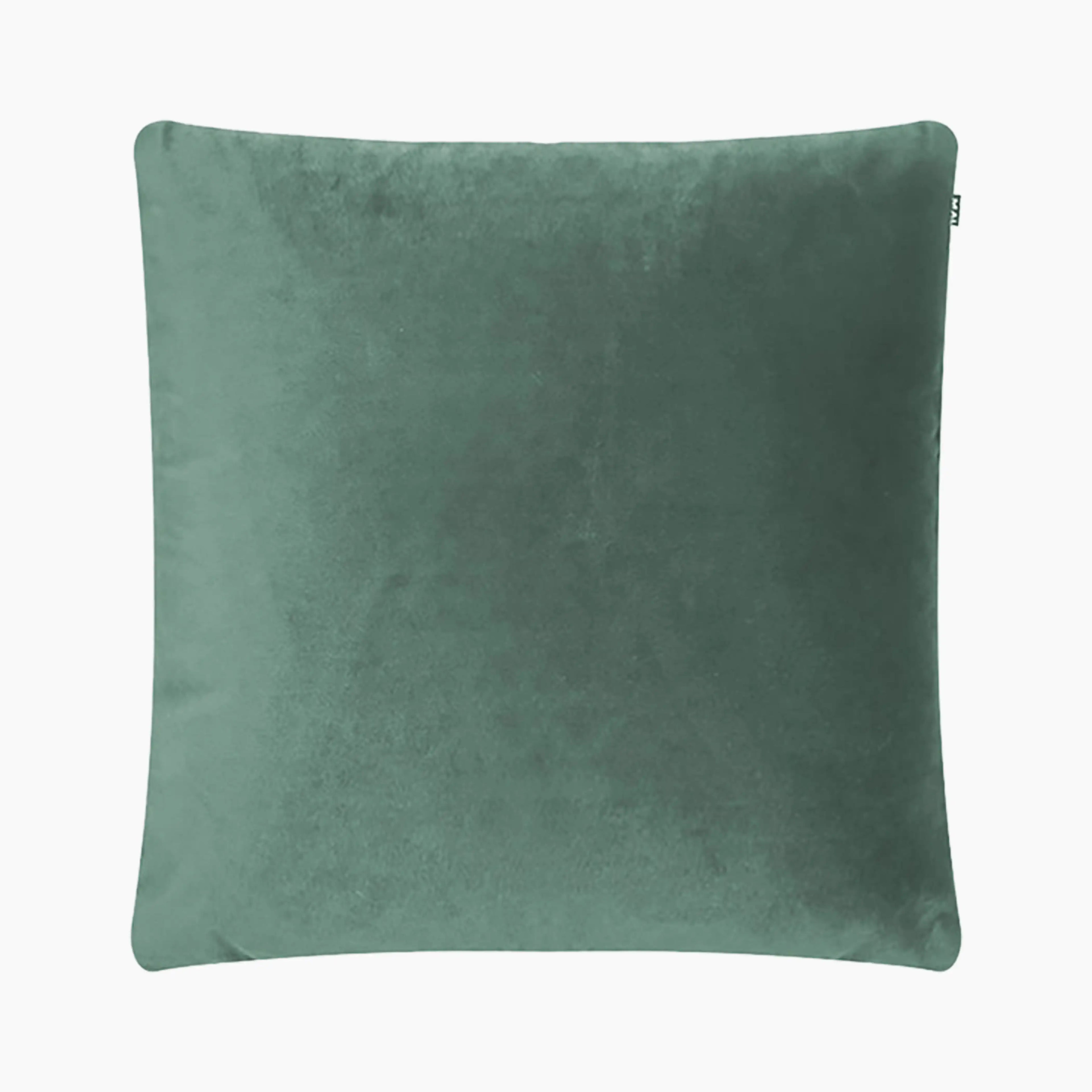 Delaney Square Velvet Cushion | Eucalyptus Green