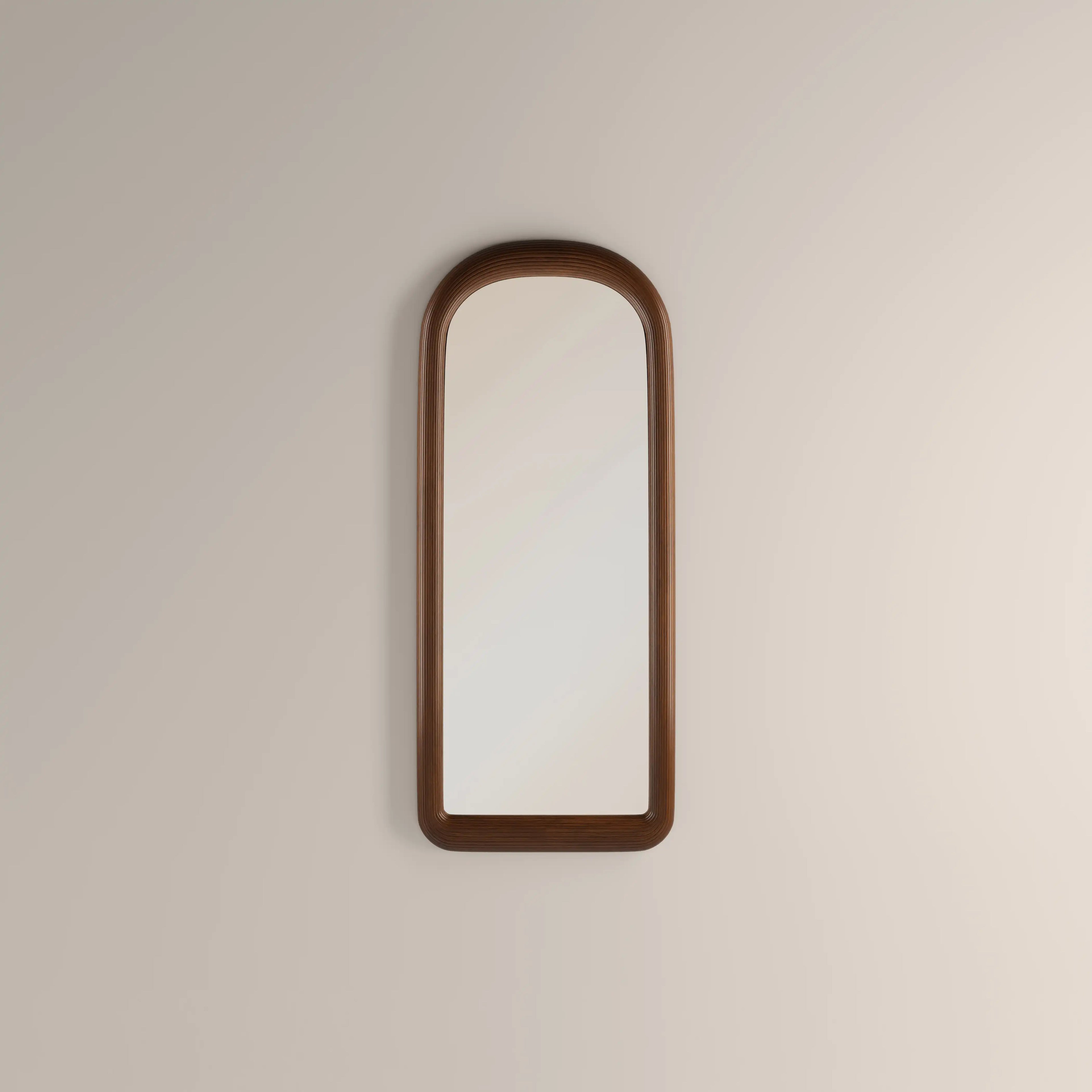 Ciara Arch Full Length Mirror, 170 x 71 cm | Walnut