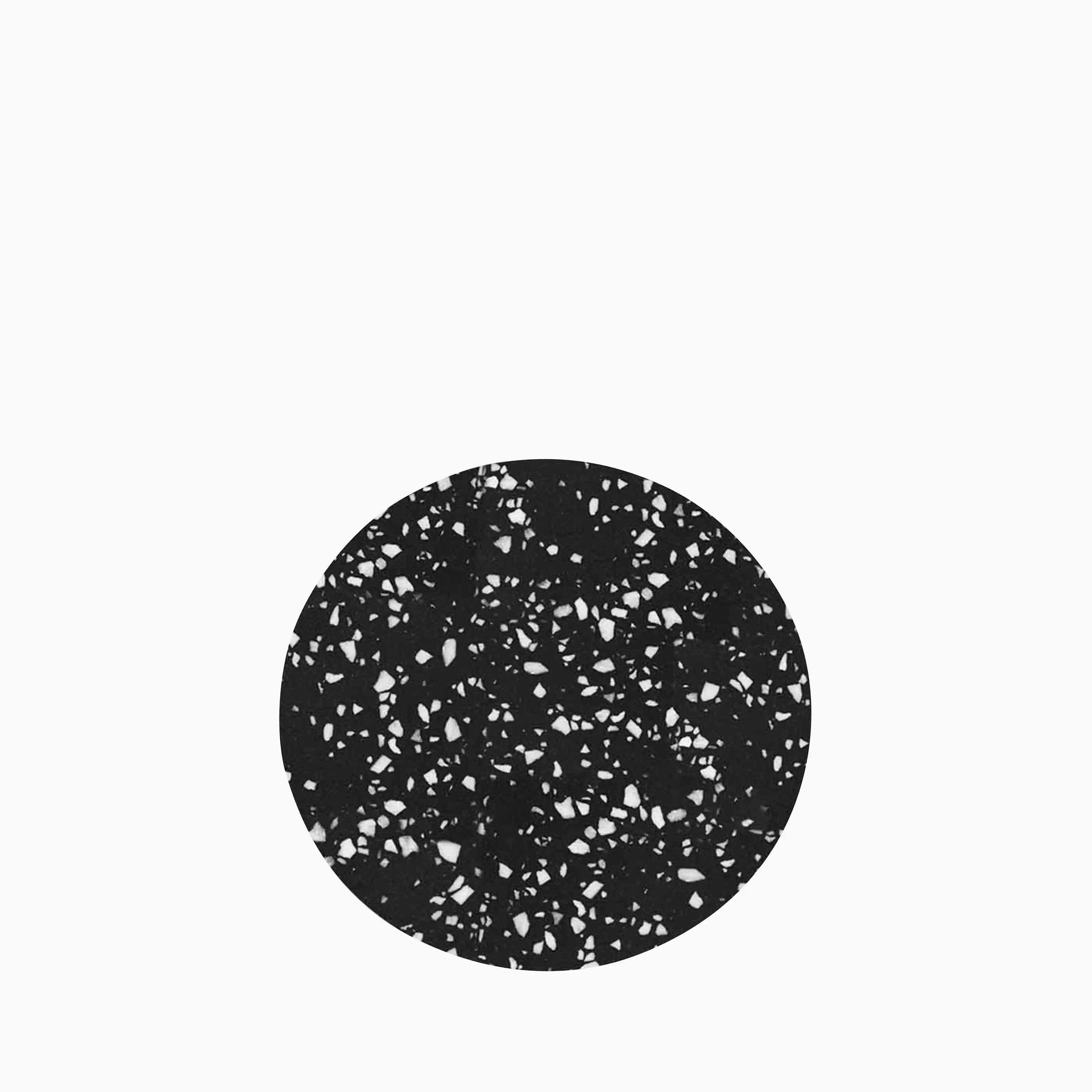 Farrow Round Table Top | Black Terrazzo