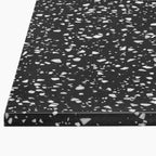 Farrow Square Table Top | Black Terrazzo