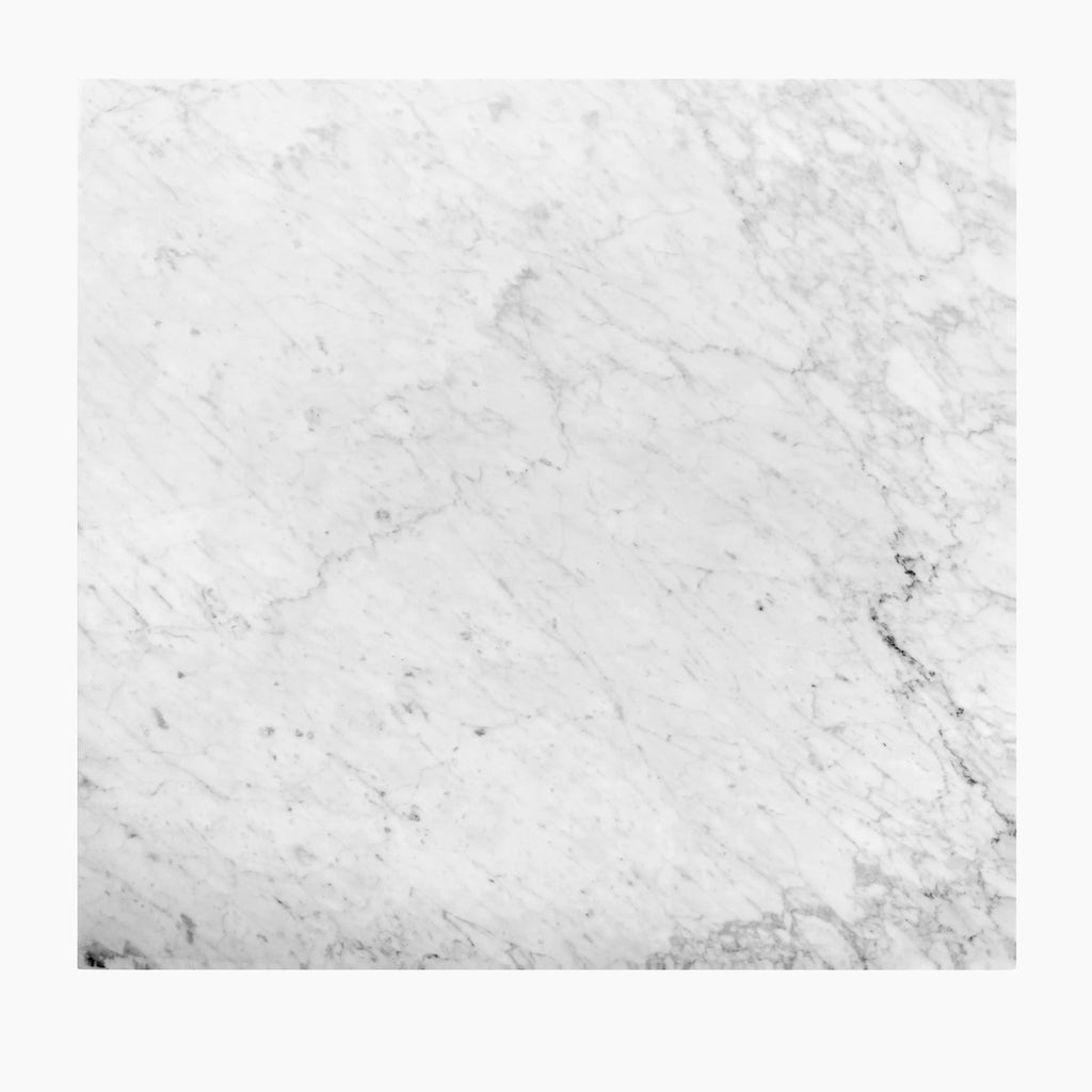 Farrow Square Table Top | White Marble