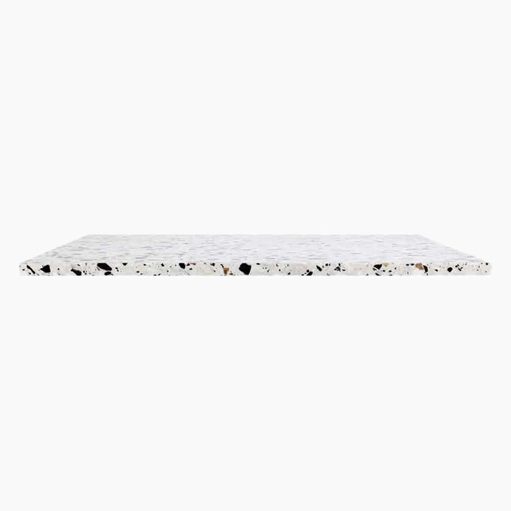 Farrow Square Table Top | White Terrazzo