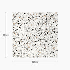 Farrow Square Table Top | White Terrazzo