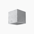 Assia Square Wall Light | Concrete Grey