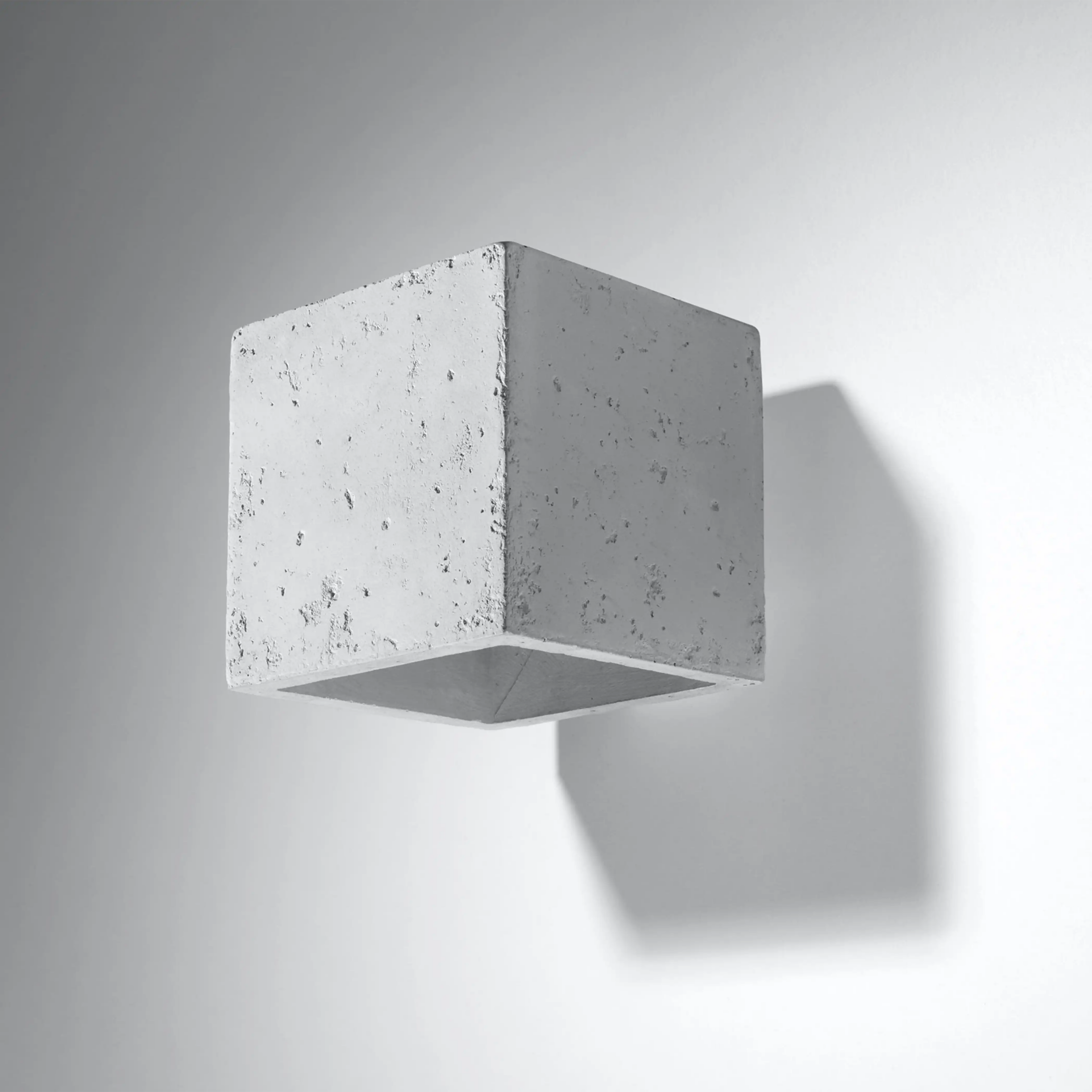 Assia Square Wall Light | Concrete Grey