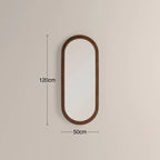 Bette Floor Length Wall Mirror, 120 x 50 cm  | Walnut