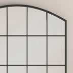 Arlon Arch Wall Mirror, 90 x 80 cm | Black