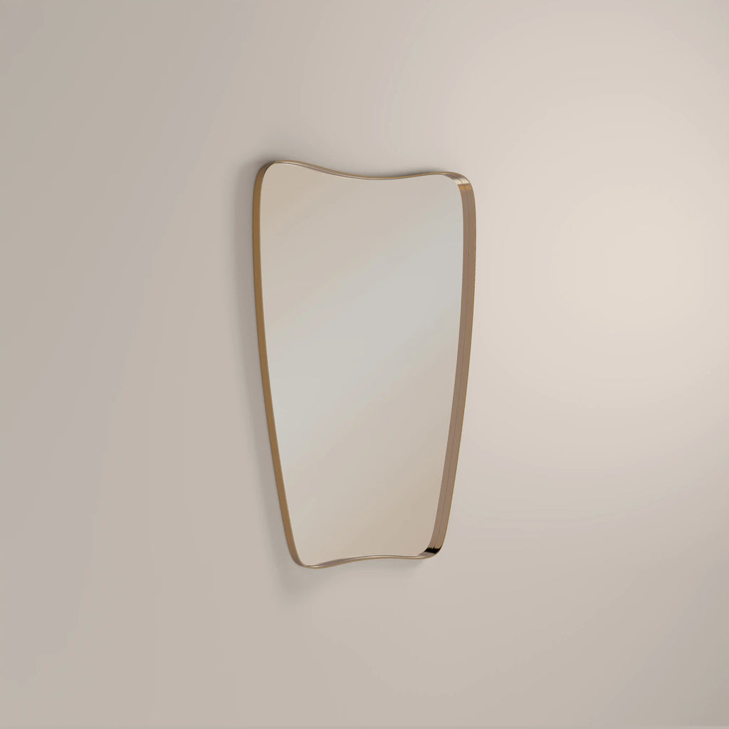 Gabriel Wall Mirror, 96 x 65 cm | Brass