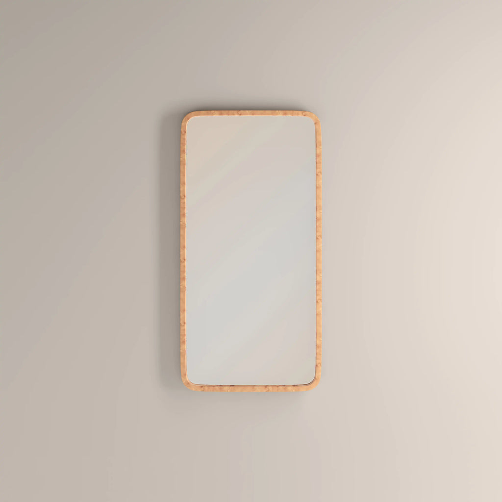 Kolson Rectangle Full Length Mirror, 153 x 77 cm | Burl Wood