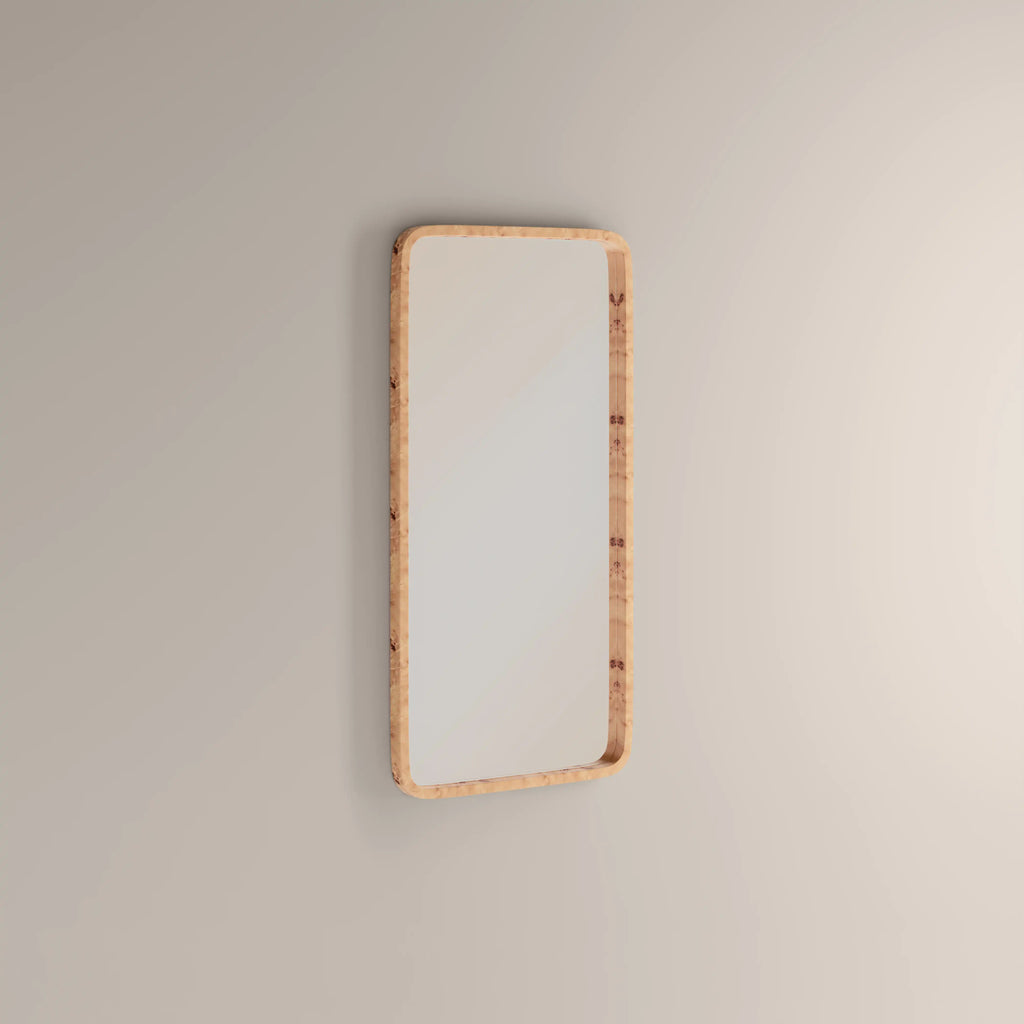 Kolson Rectangle Full Length Mirror, 153 x 77 cm | Burl Wood