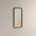 Kolson Rectangle Full Length Mirror,  153 x 77 cm| Walnut Burl Wood