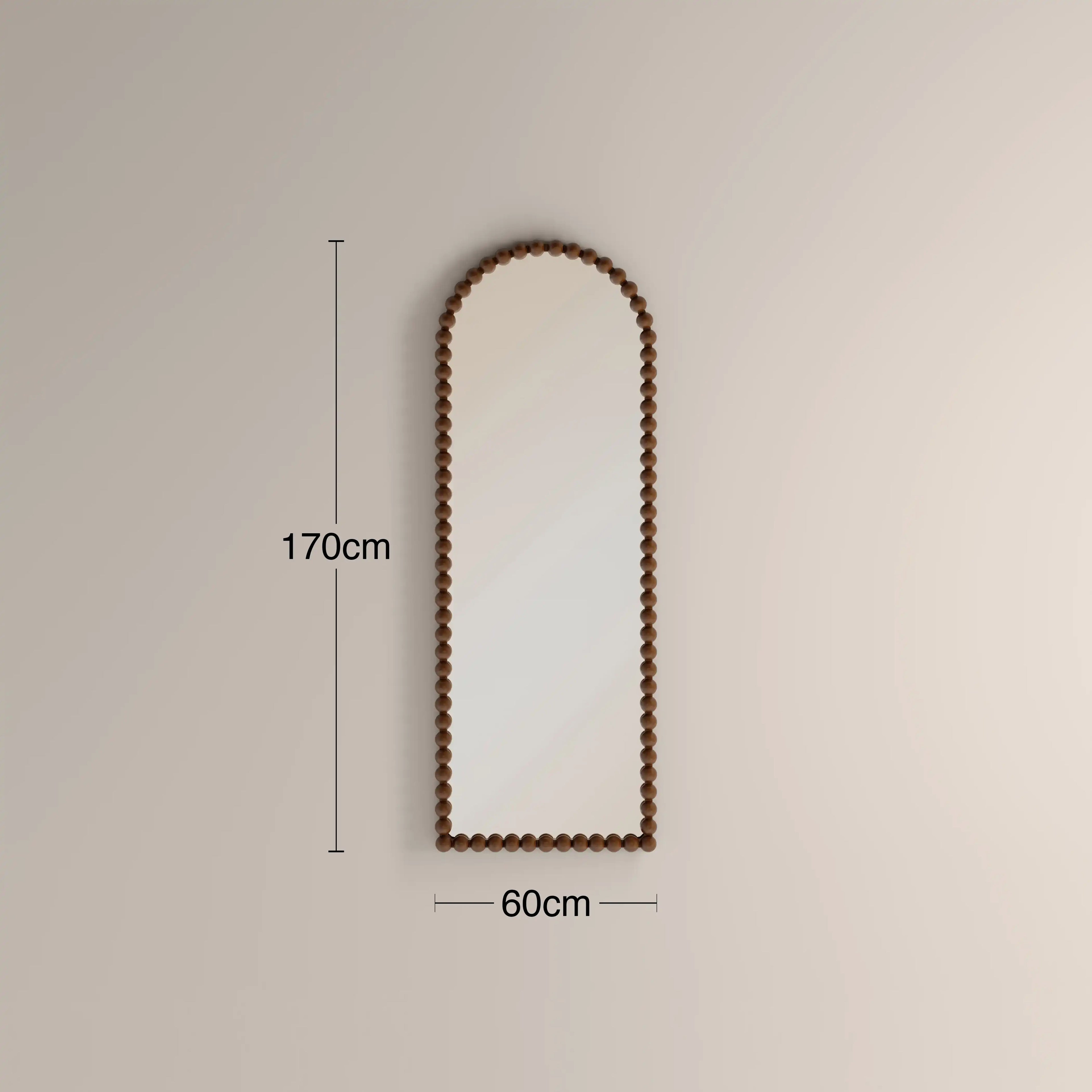 Ashby Full Length Mirror, 170 x 60 cm | Walnut