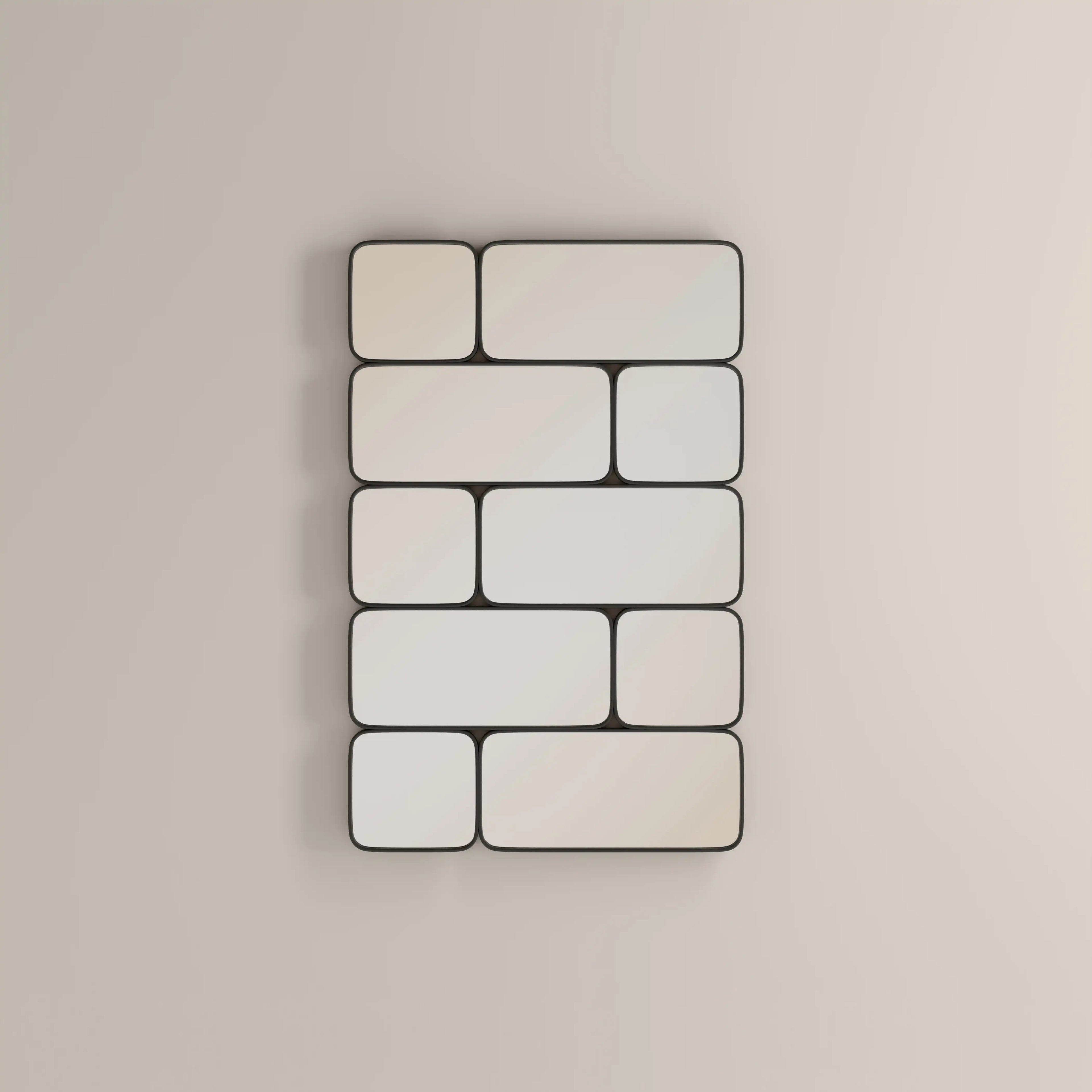 Kaya Rectangle Full Length Mirror, 120 x 80 cm | Black