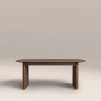 Caleb 6-8 Seat Rectangle Wooden Extendable Dining Table | Walnut