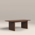 Caleb 6-8 Seat Rectangle Wooden Extendable Dining Table | Walnut