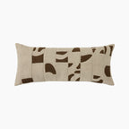 HKliving Patchwork Linen Cushion | Natural