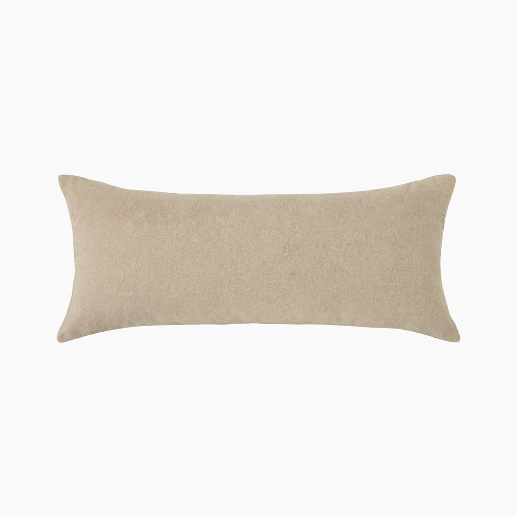 HKliving Patchwork Linen Cushion | Natural