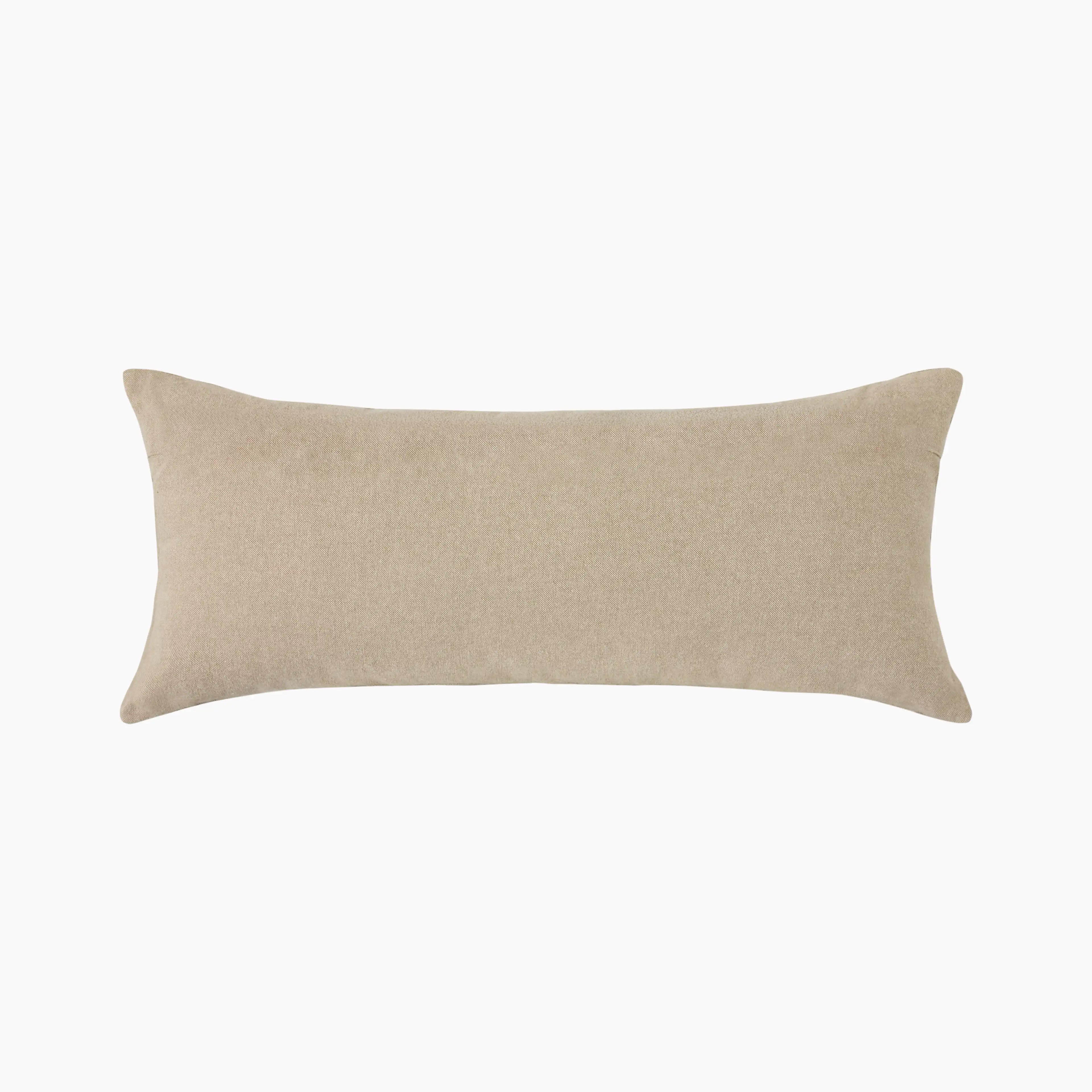 HKliving Patchwork Linen Cushion | Natural